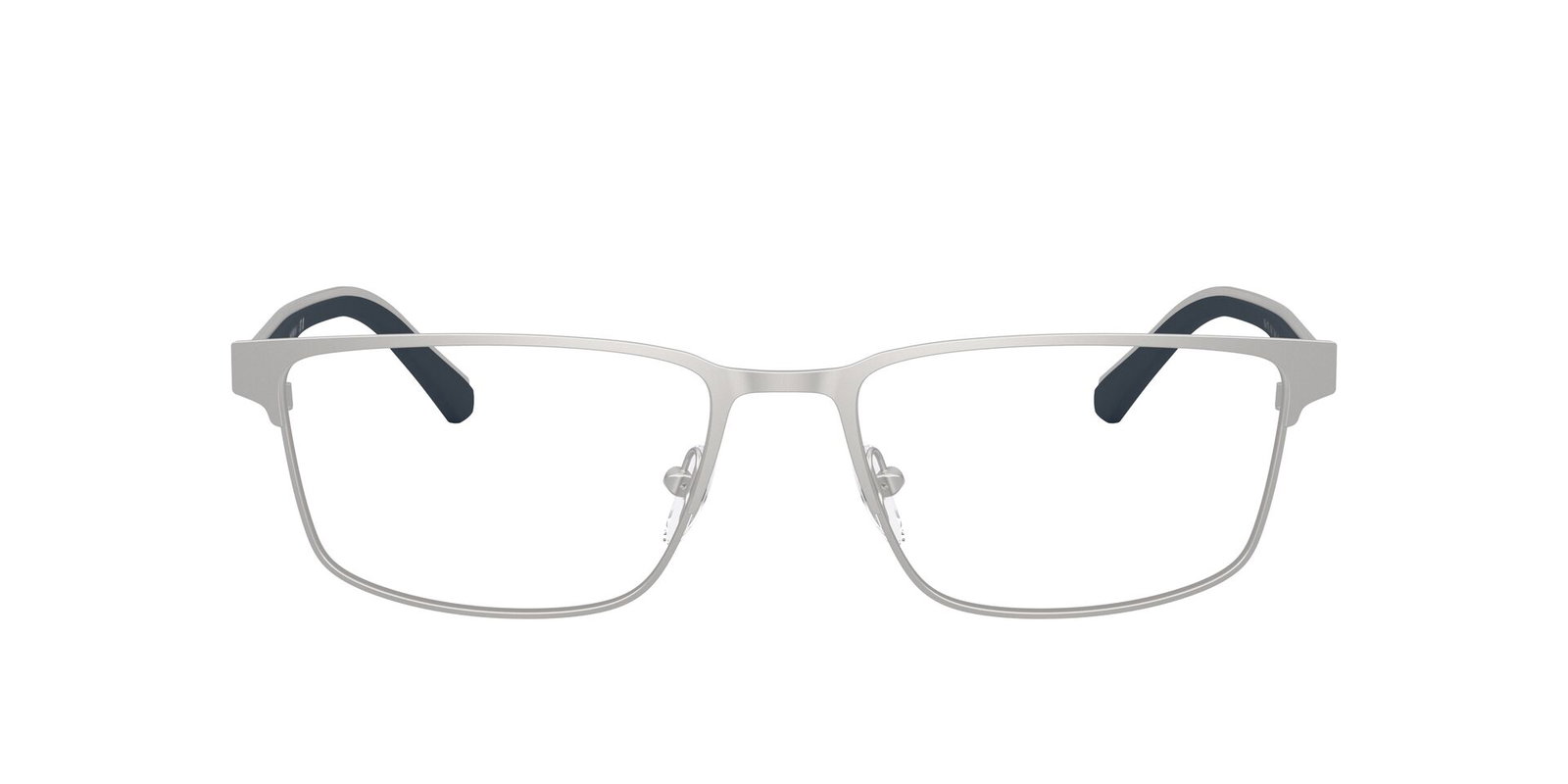 Zu sehen ist die Korrektionsbrille 1175 von Emporio Armani in der Farbe Silber.