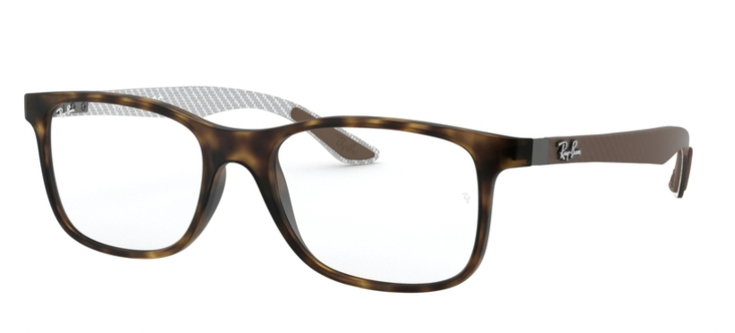 Das Bild zeigt die Korrektionsbrille RX8903 5200 von der Marke Ray-Ban in havana.