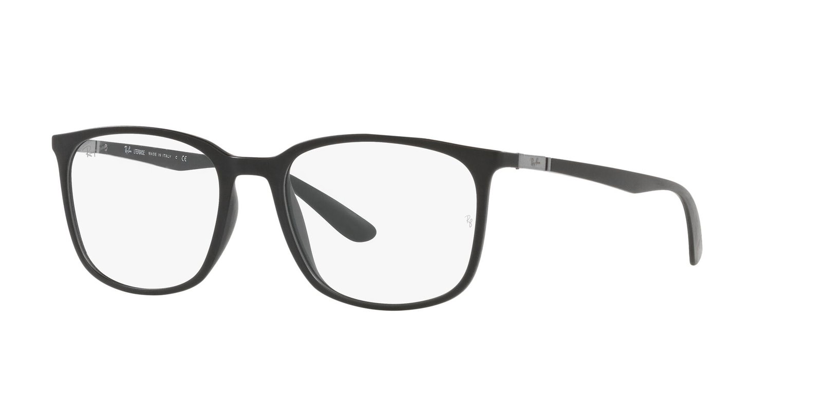 Ray Ban RX7199 5204 – Schwarze eckige Herrenbrille Metall