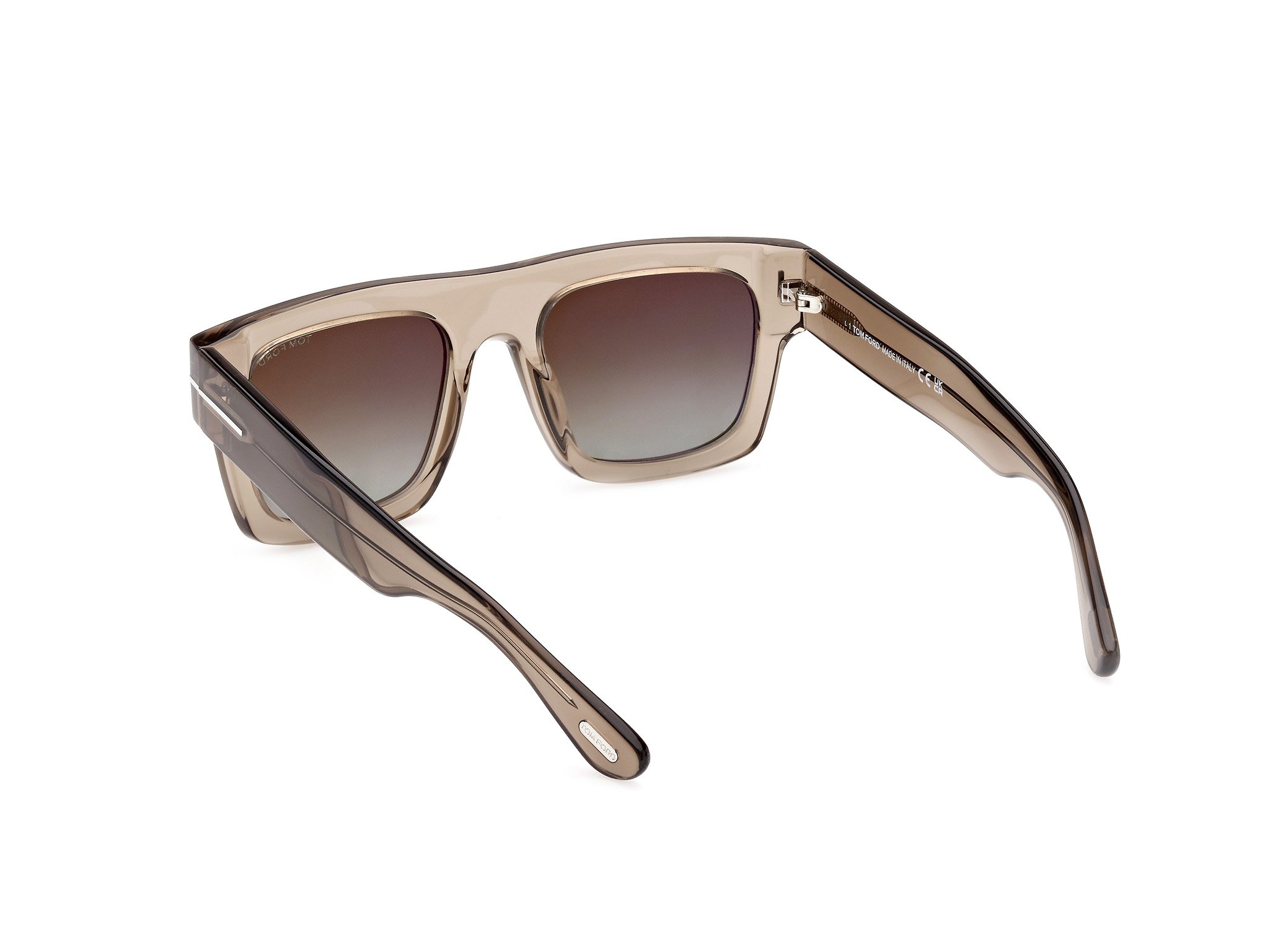 Das Bild zeigt die Sonnenbrille FT0711 47Q von der Marke Tom Ford in braun.