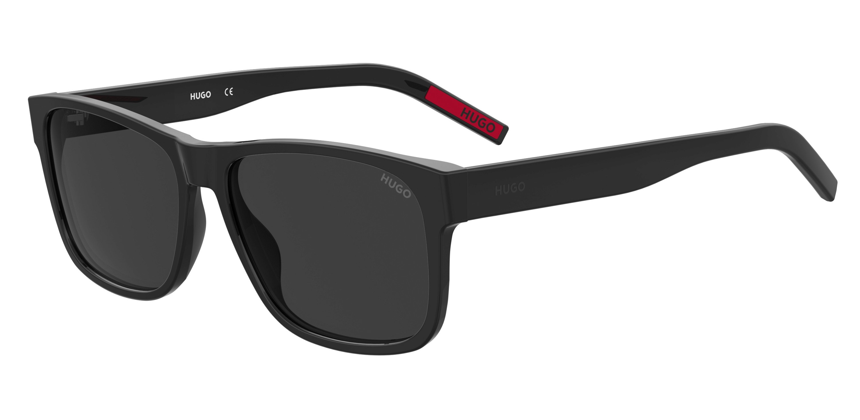 Das Bild zeigt die Sonnenbrille HG1260/S 807 von der Marke Hugo in schwarz.