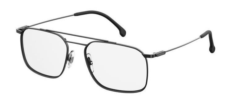 Carrera 189 V81 – Schwarze Metallbrille schmaler Rahmen