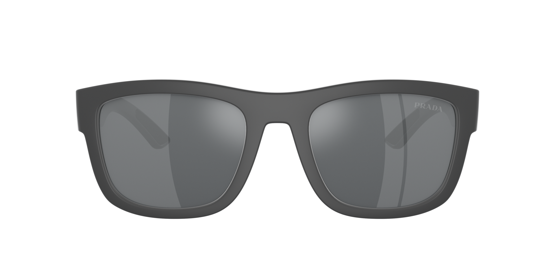 Das Bild zeigt die Sonnenbrille PS01ZS UFK5L0 von der Marke Prada Linea Rossa in schwarz.