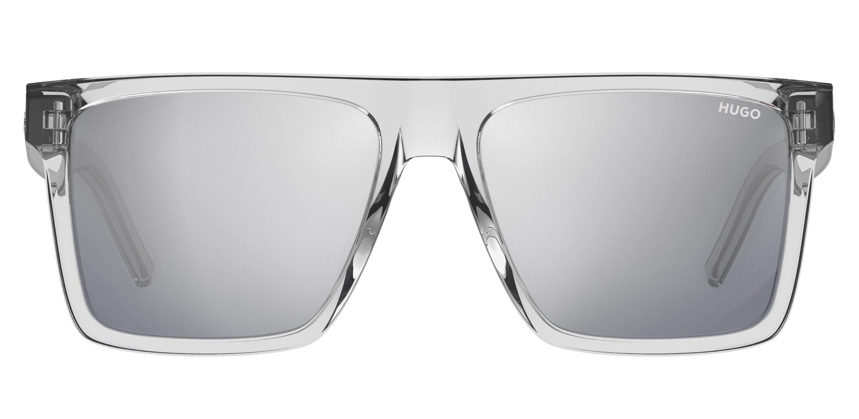 Das Bild zeigt die Sonnenbrille HG1069/S 900 von der Marke Hugo in crystal.