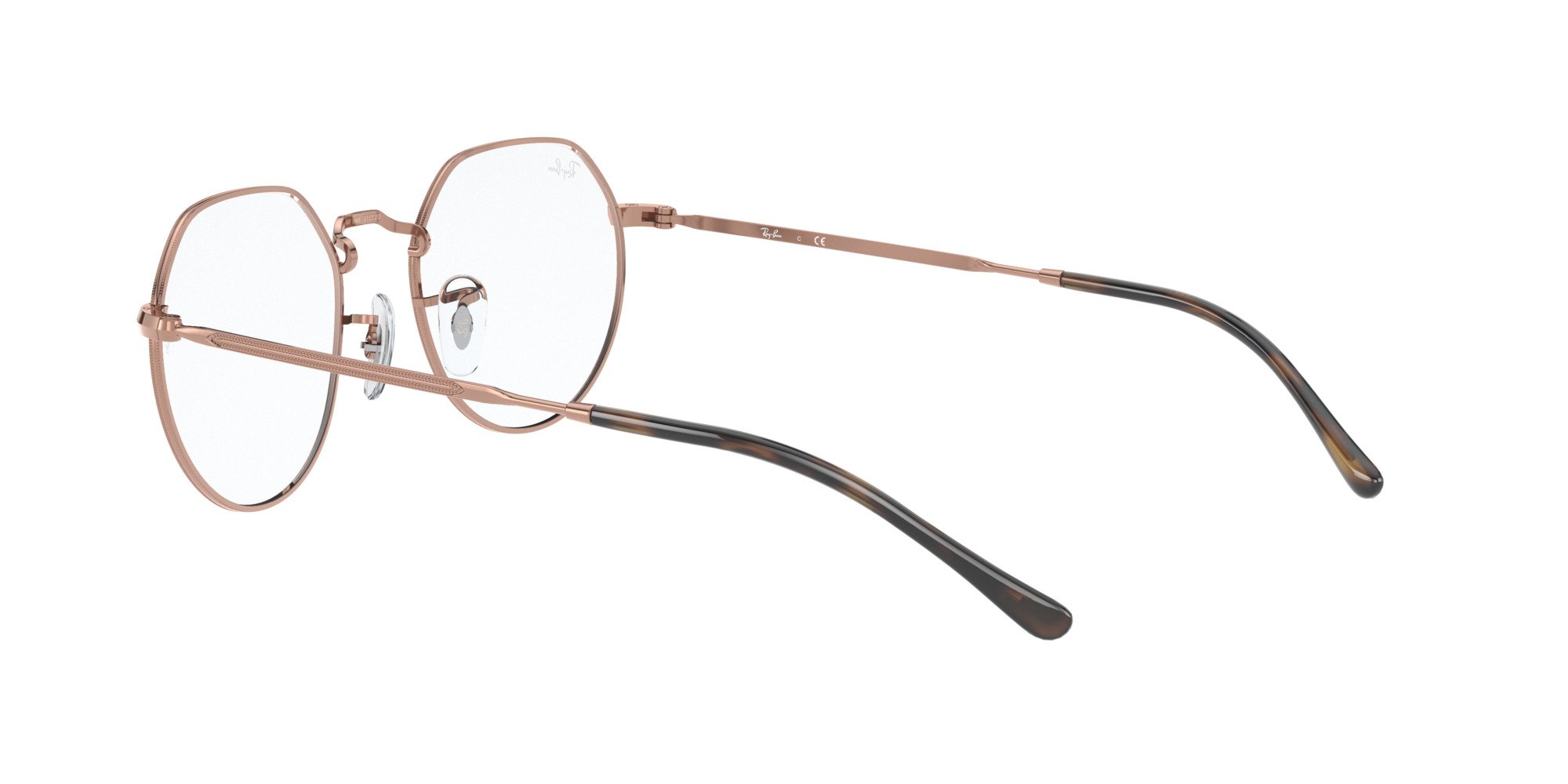 Das Bild zeigt die Korrektionsbrille RX6564 2943 von der Marke Ray Ban in Kupfer.