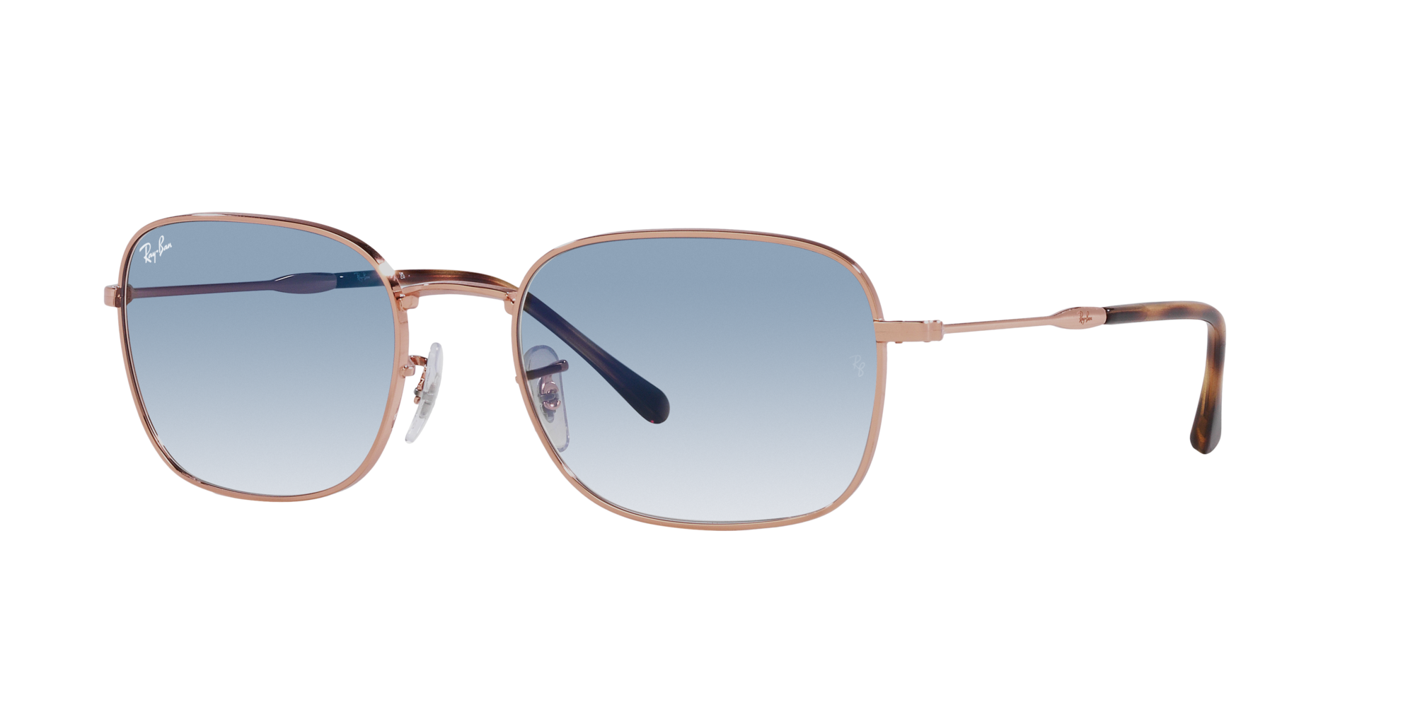 Ray-Ban Sonnenbrille in Rose Gold RB3706 92023F 57