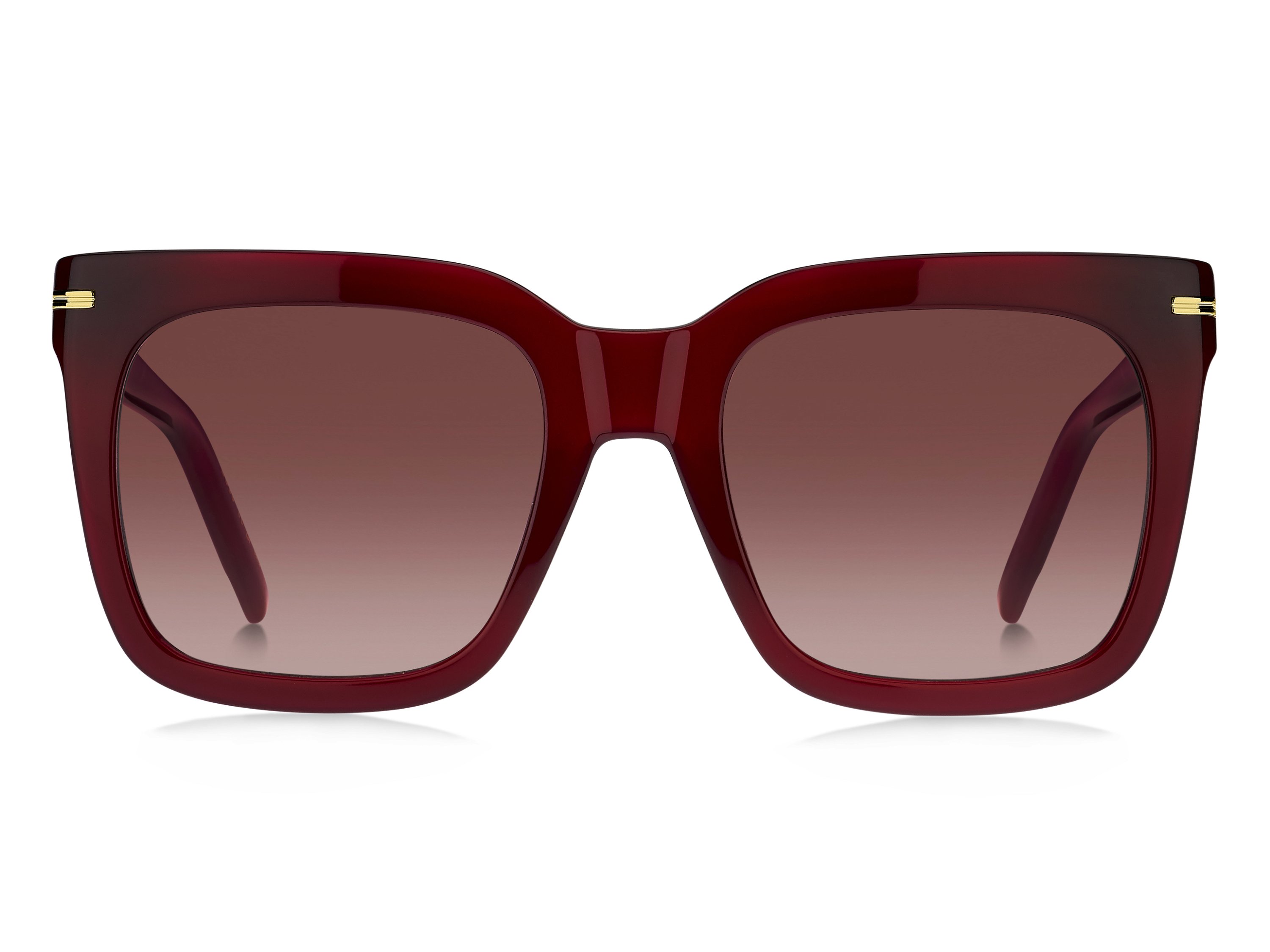 Das Bild zeigt die Sonnenbrille BOSS1656S LHF von der Marke BOSS in Rot.