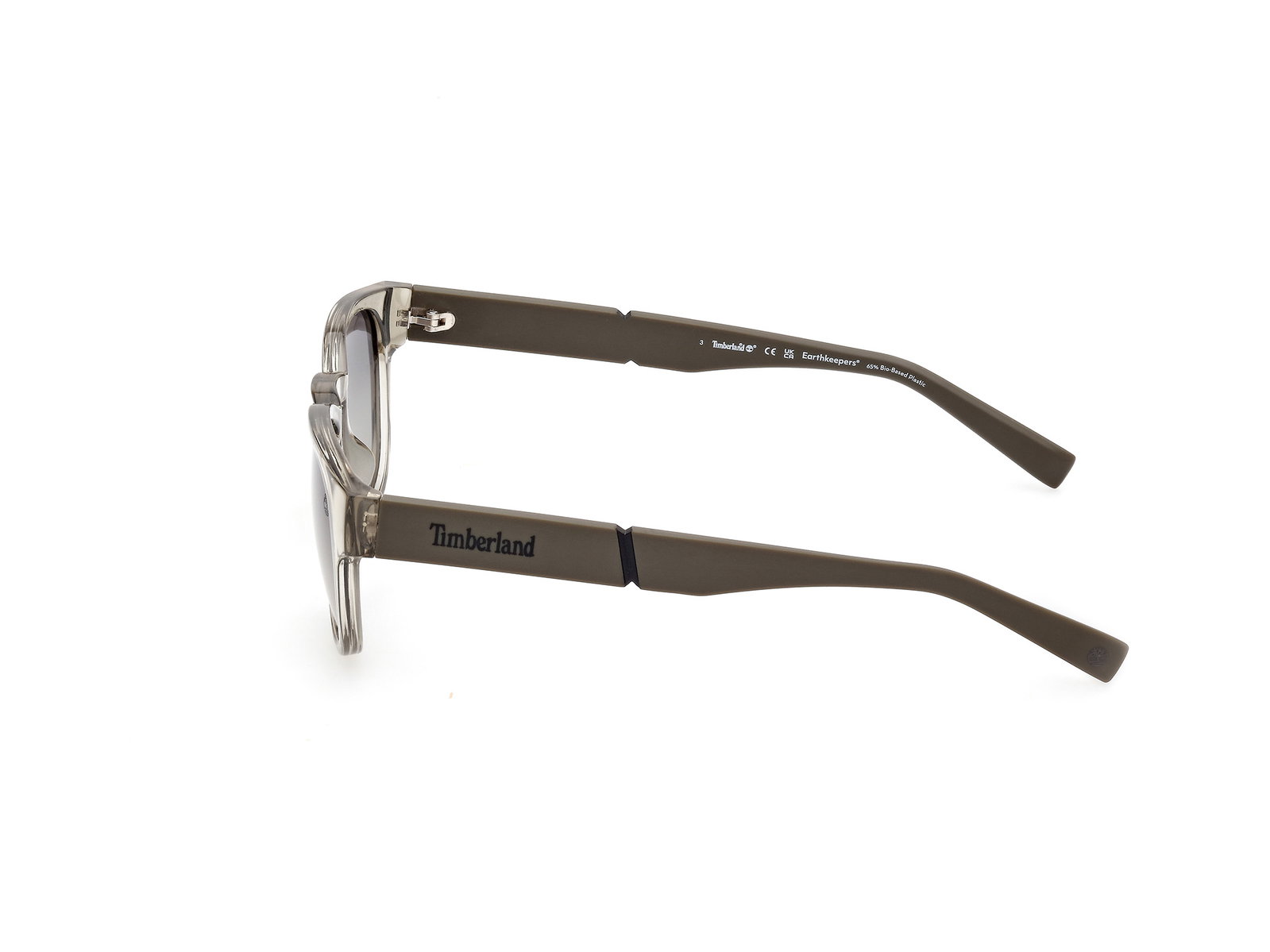 Das Bild zeigt die Sonnenbrille TB9334 45D von der Marke Timberland in grau.
