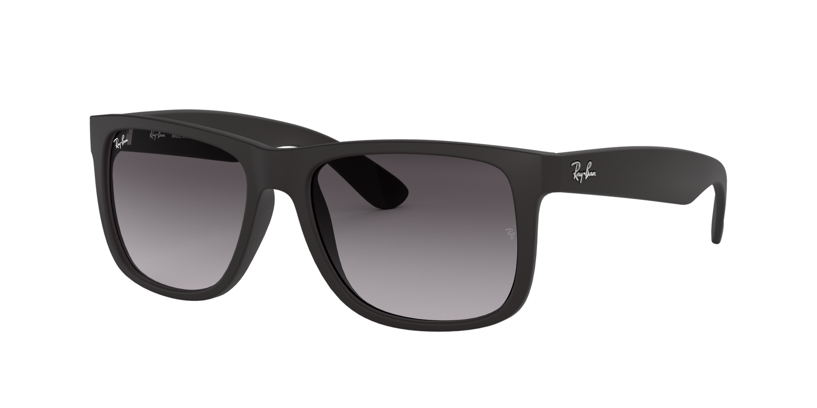 Ray Ban Justin Sonnenbrille in Schwarz RB4165 601/8G 55