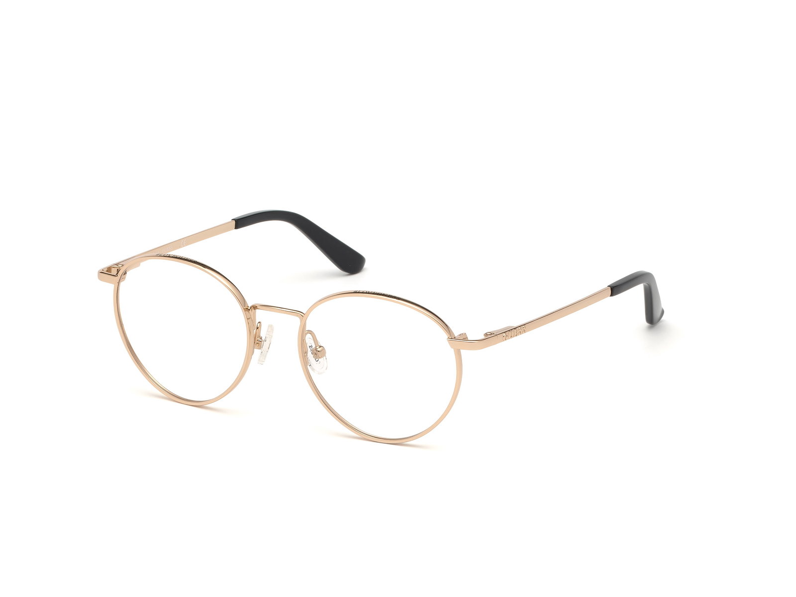 Guess GU2725 028 – Runde Damenbrille Roségold Metall