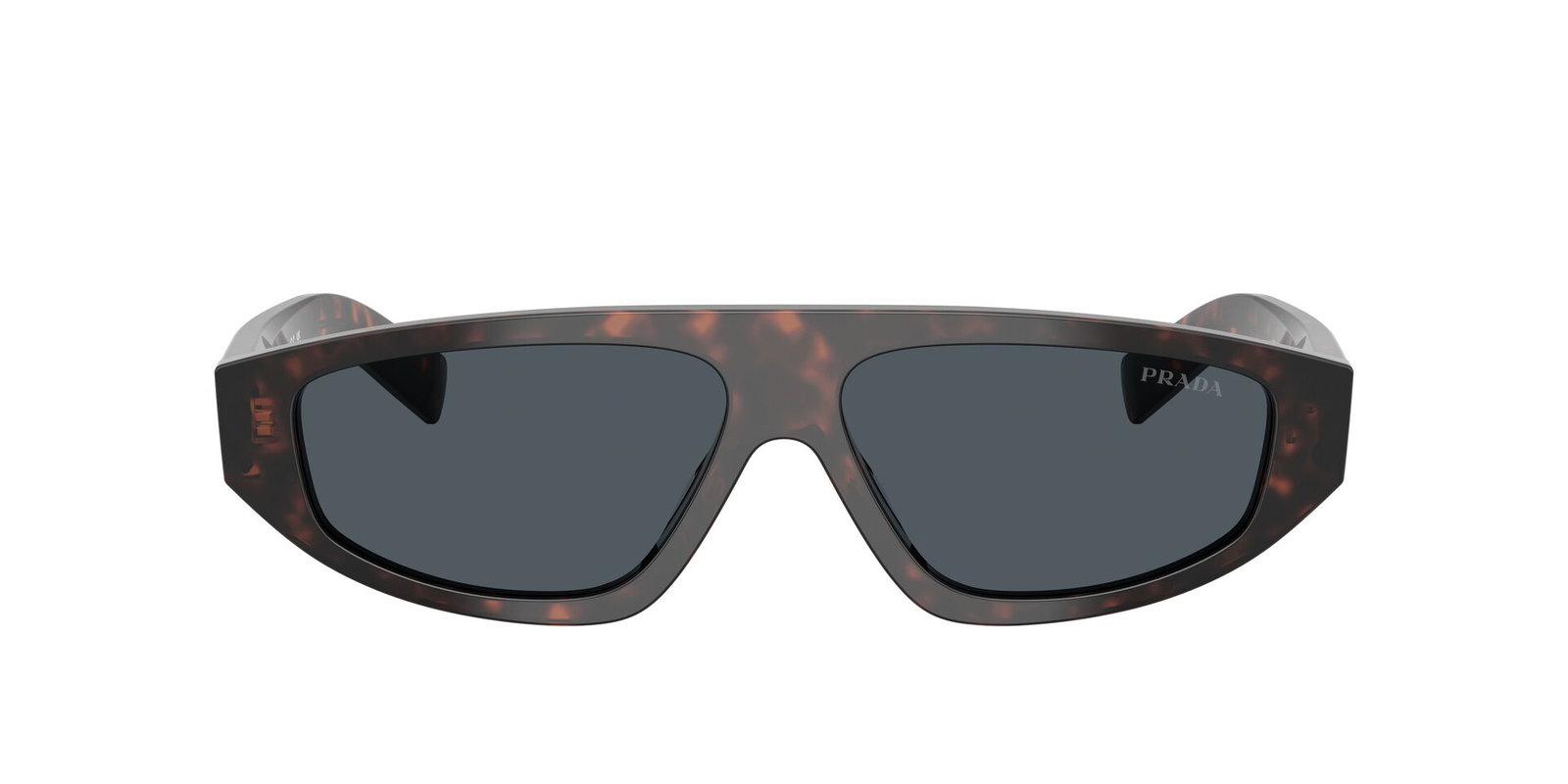 Auf diesem Bild sehen Sie die Sonnenbrille 0PR C02S in der Farbe Braun/Gemustert von Prada.