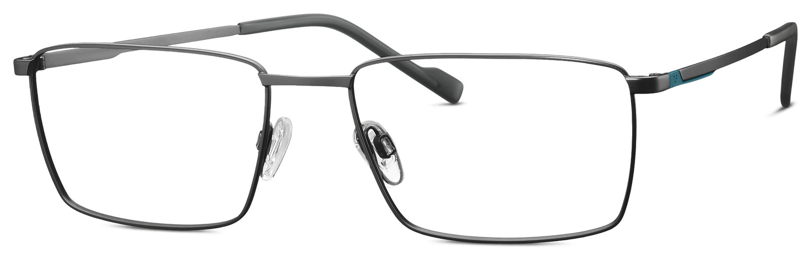 TITANflex 820942 60 – Rechteckige Titan Metallbrille Braun