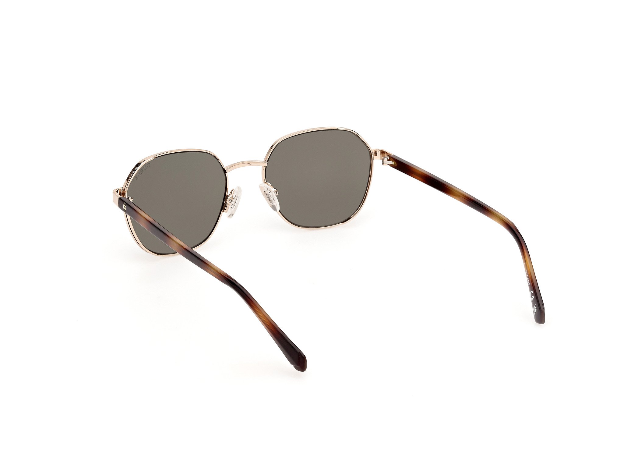 Das Bild zeigt die Sonnenbrille GU00116 32N von der Marke Guess in Blassgold.