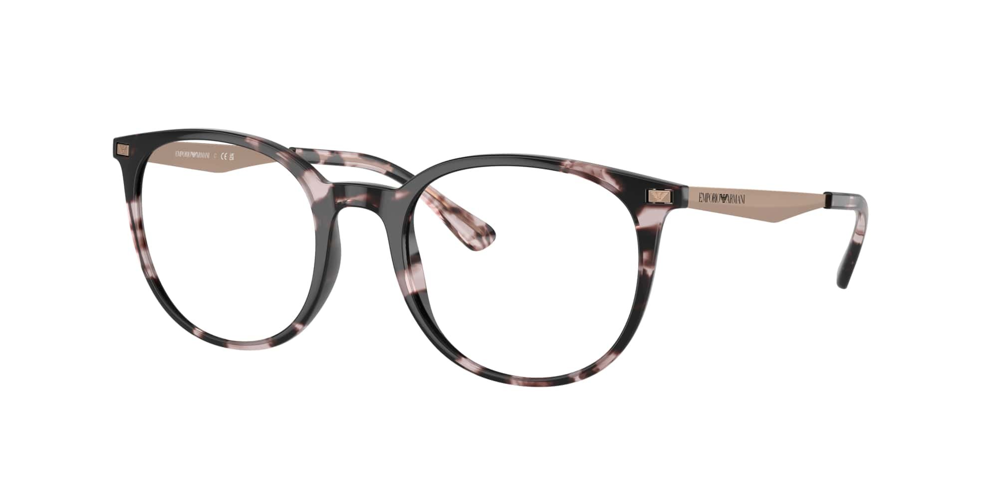 Emporio Armani Brille für Damen in pink/havana EA3168 5766 52