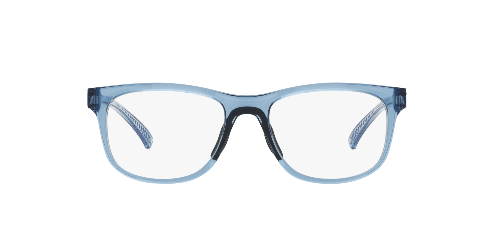 Das Bild zeigt die Korrektionsbrille OX8175 817506 von der Marke Oakley  in blau transparent.