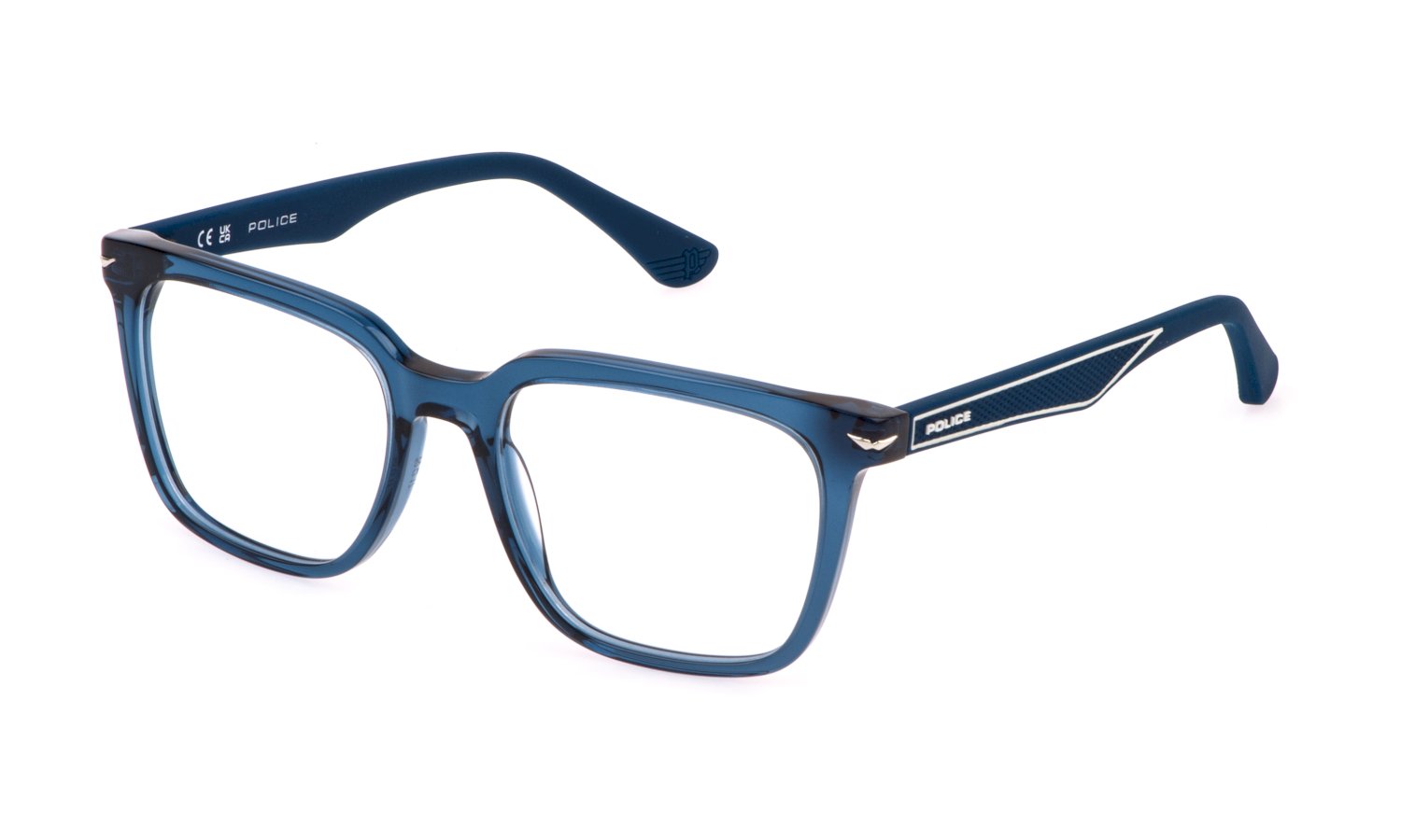 Police Brille VK148 0AGQ 50 in Blau Police Brille VK148 0AGQ 50 in Blau