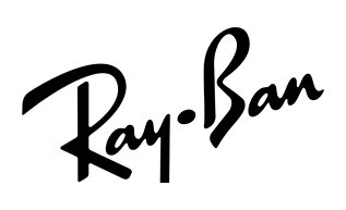 Zu sehen ist das Logo der Marke Ray Ban.