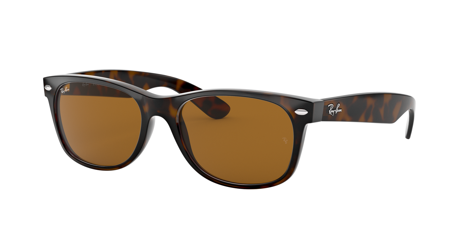 Das Bild zeigt die Sonnenbrille 0RB2132 von Ray Ban in der Farbe Havanna.#