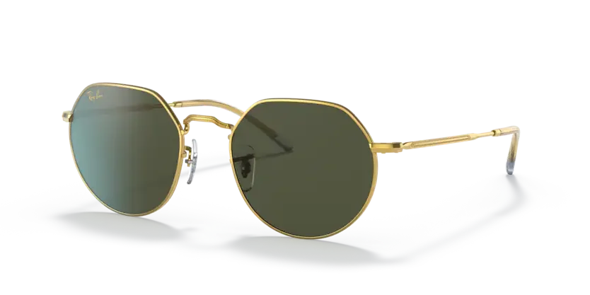 Ray-Ban Sonnenbrille Jack in Gold RB3565 919631 53