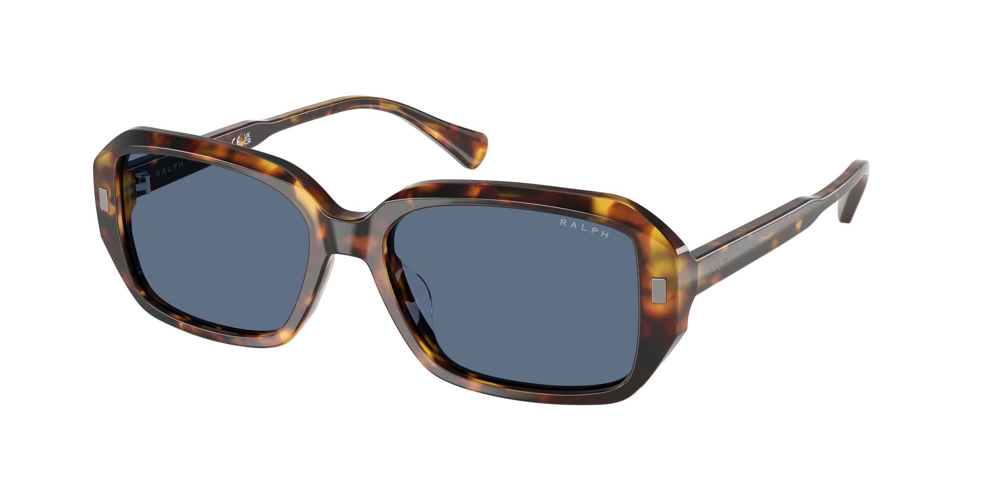 Das Bild zeigt die Ralph Sonnenbrille RA5325U 513480 leicht seitlich.