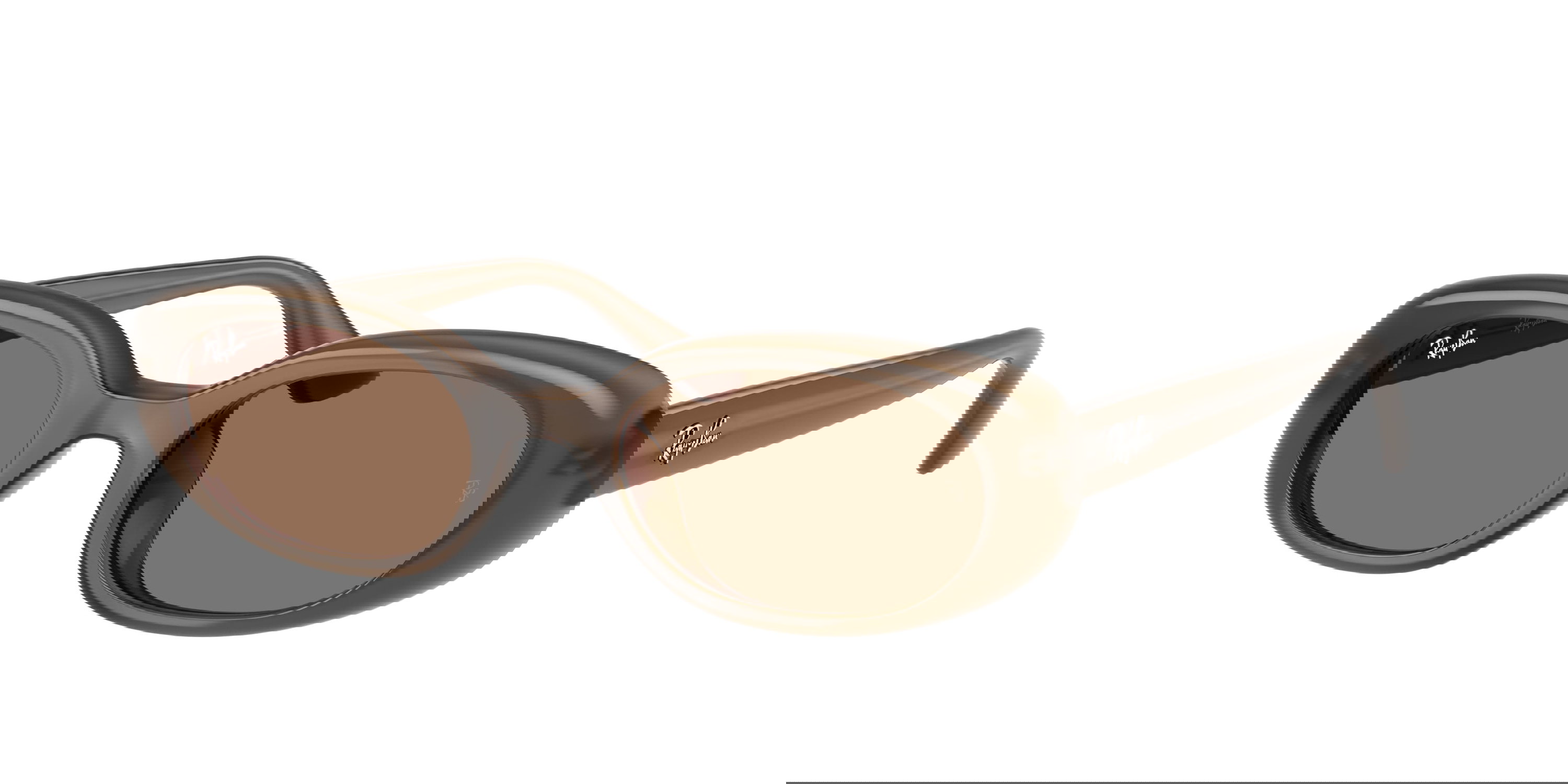 Ray Ban Sonnenbrille für Damen in Opalbraun 0RB4441D 677973 53