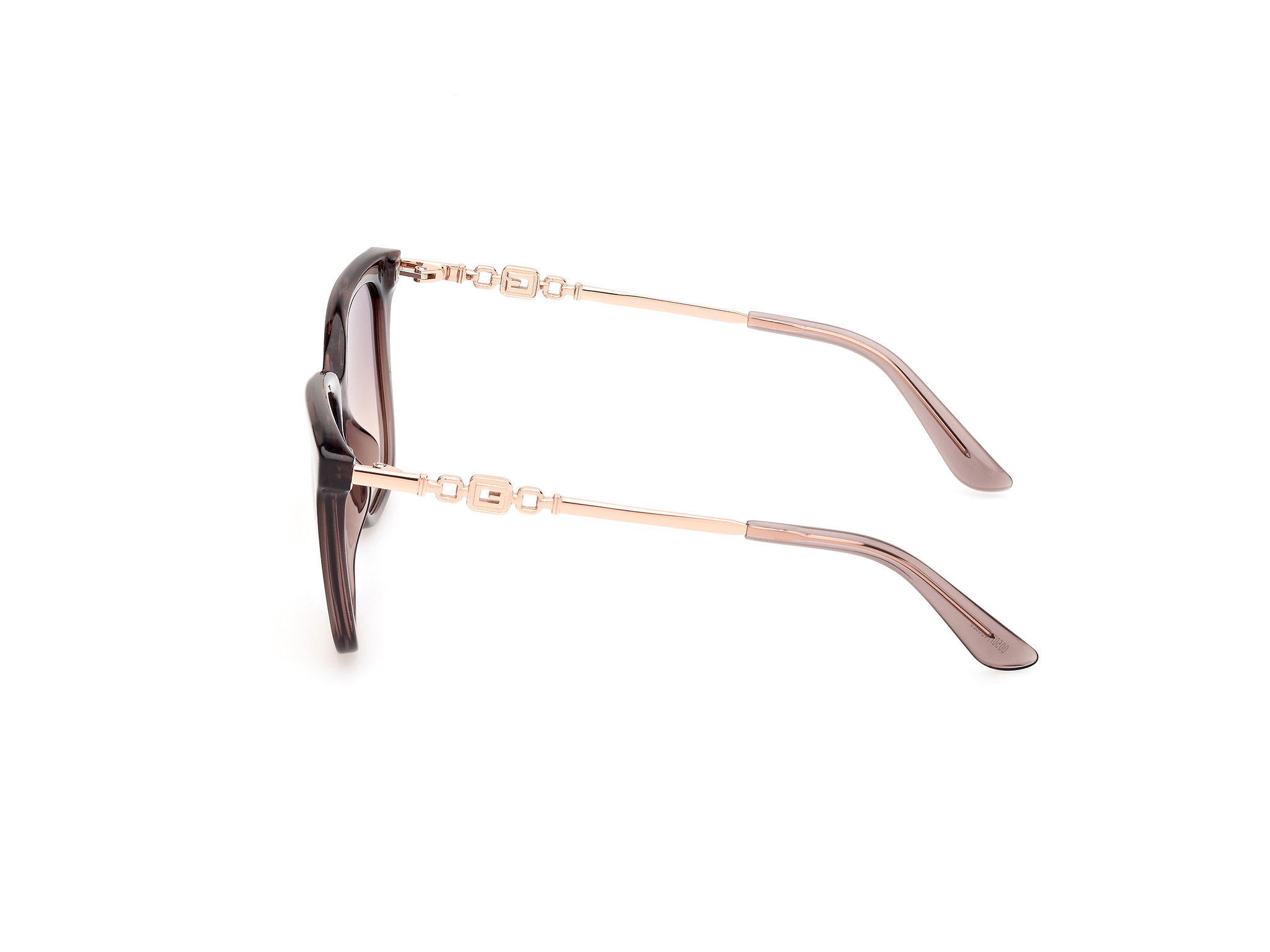 Das Bild zeigt die Sonnenbrille GU7886 59Z von der Marke Guess in Beige