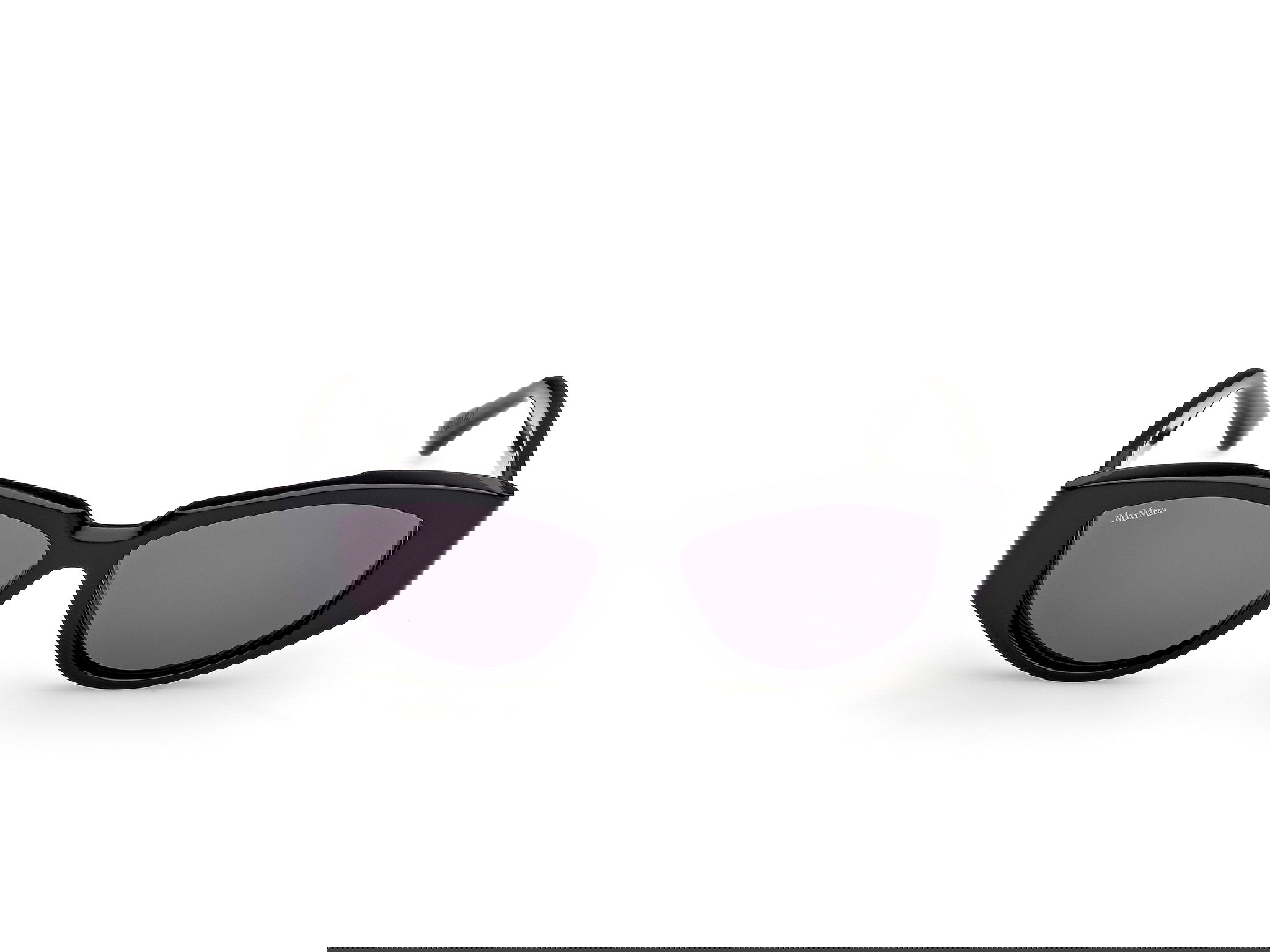 Das Bild zeigt die Sonnenbrille MM0161 von der Marke Max Mara in Schwarz.