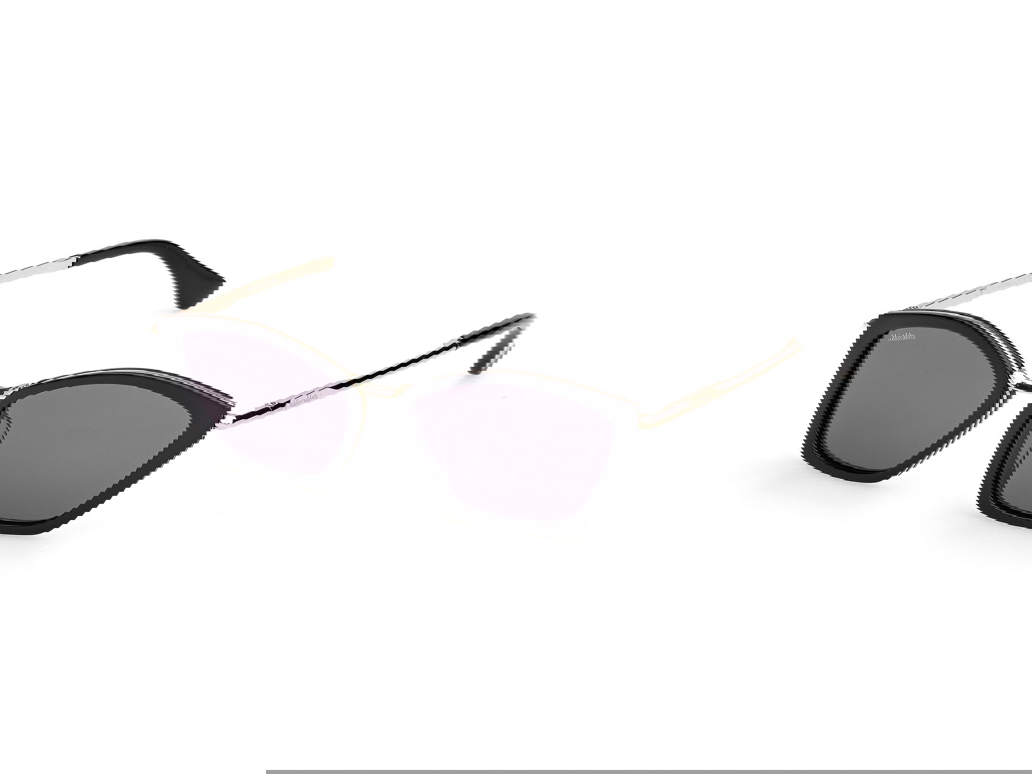 Das Bild zeigt die Sonnenbrille MM0162 von der Marke Max Mara in Schwarz.