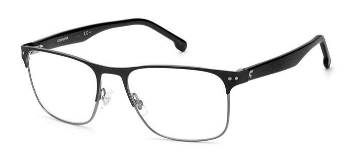 Carrera 2033T 003 – Schmale Metallbrille Schwarz Silber