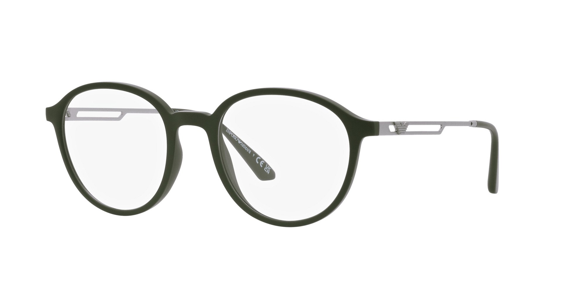 Das Bild zeigt die Korrektionsbrille EA3225 5058 von der Marke Emporio Armani in Grün.