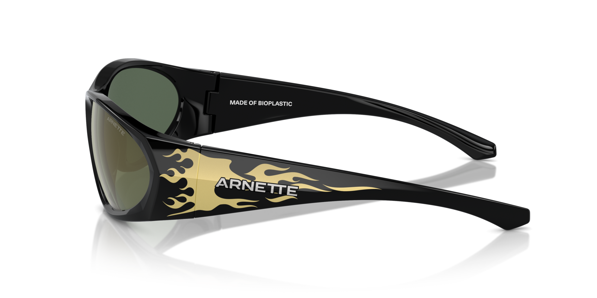 Das Bild zeigt die Sonnenbrille AN4342 29476R von der Marke Arnette in schwarz.