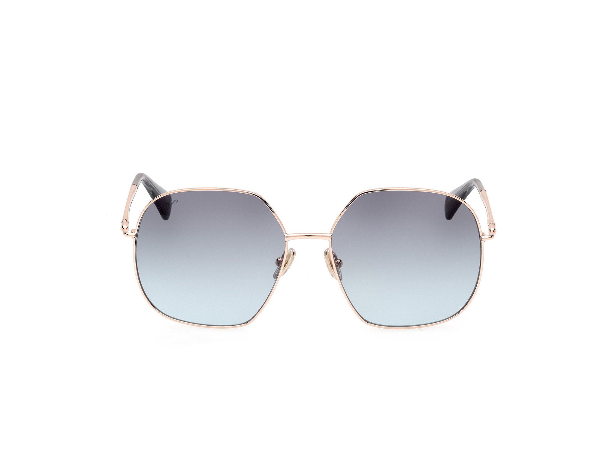 Das Bild zeigt die Sonnenbrille MM0061 28W von der Marke Max Mara in Rose Gold.