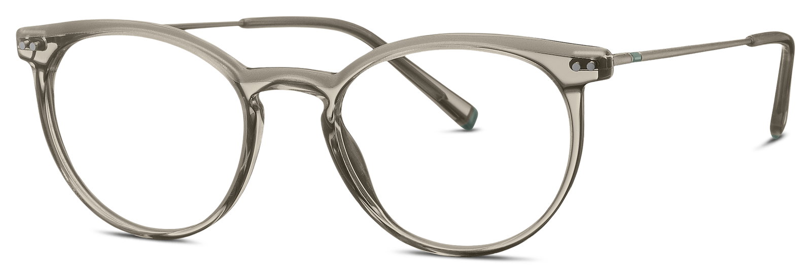 HUMPHREY'S 581135 43 4818 – Runde grüne Metallbrille Oversize
