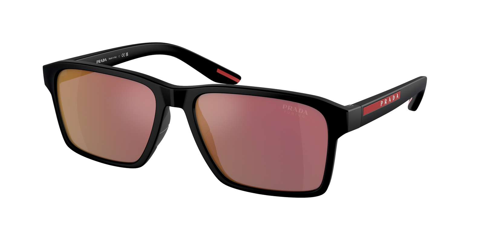 Prada Linea Rossa Sonnenbrille für Herren in schwarz PS 05YS 1BO10A