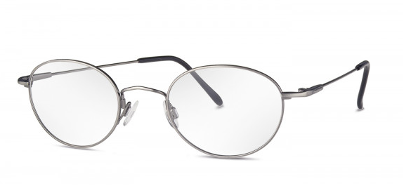 TITANFLEX 3666 304921 – Schmale graue Metallbrille