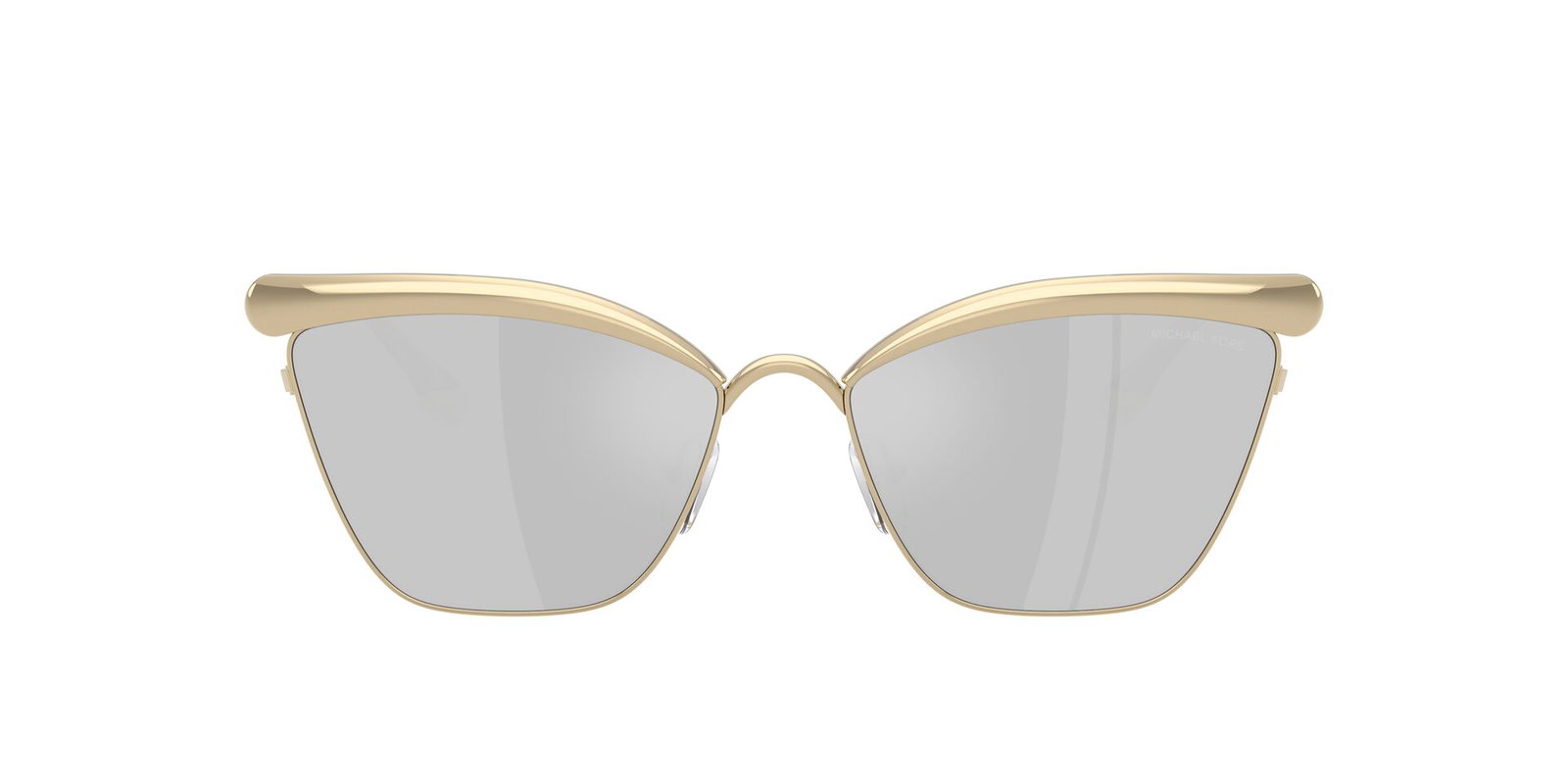 Das Bild zeigt die Sonnenbrille 0MK1174 von Michael Kors in Hellgold.