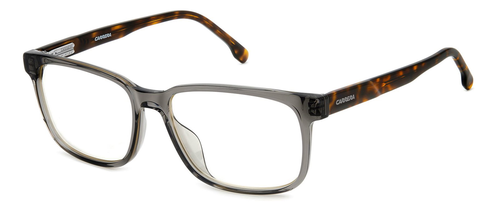 Carrera 108077 – Graue mehreckige Herrenbrille aus Acetat