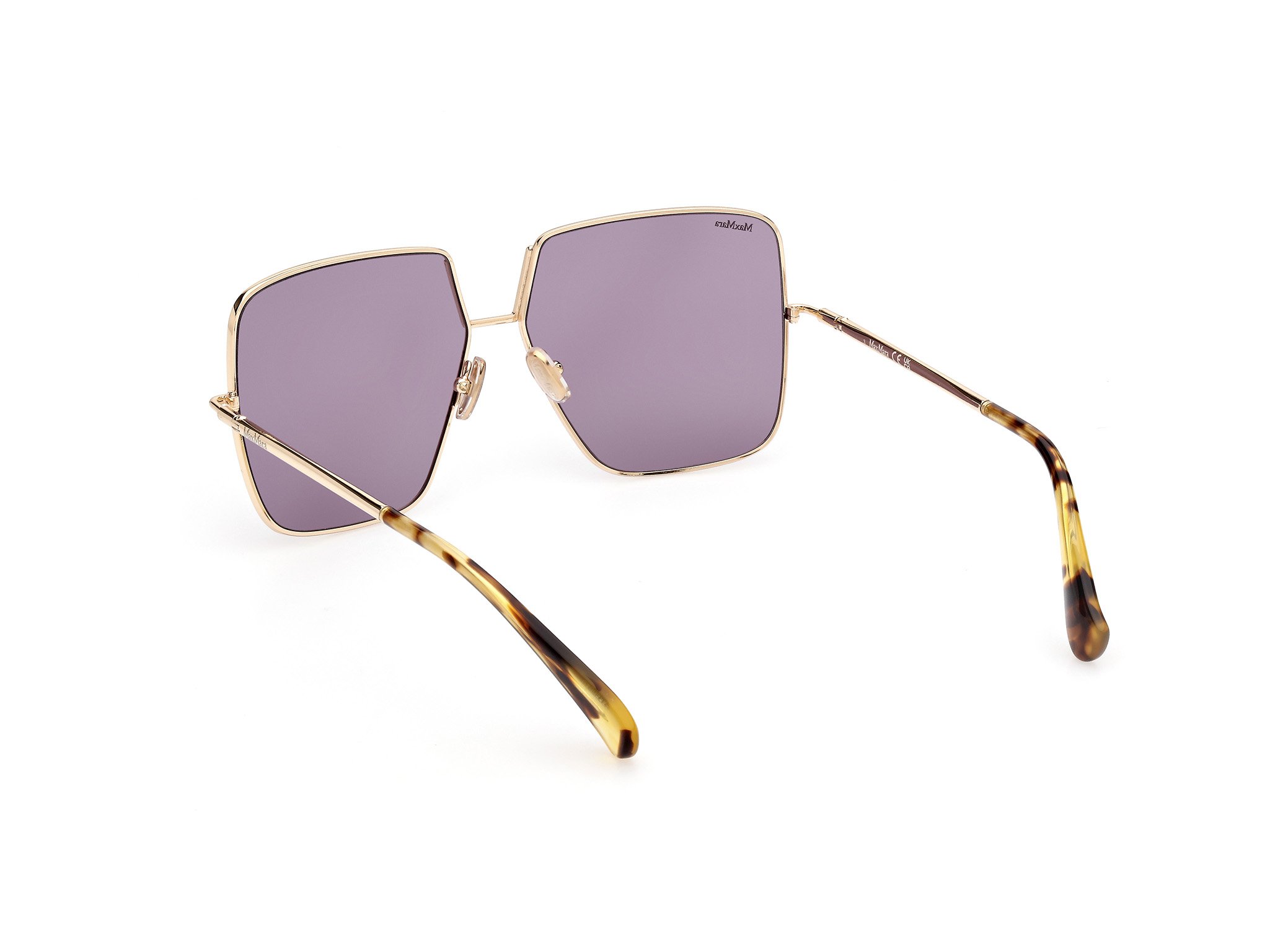 Das Bild zeigt die Sonnenbrille MM0082 32Y von der Marke Max Mara in Gold.