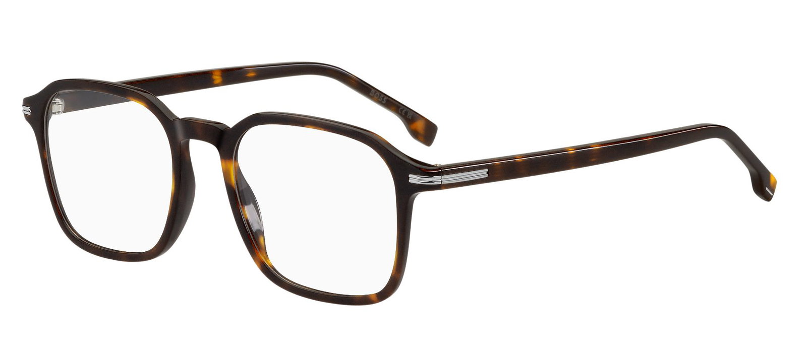 Zu sehen ist eine Korrektionsbrille von Boss in der Farbe Havanna.