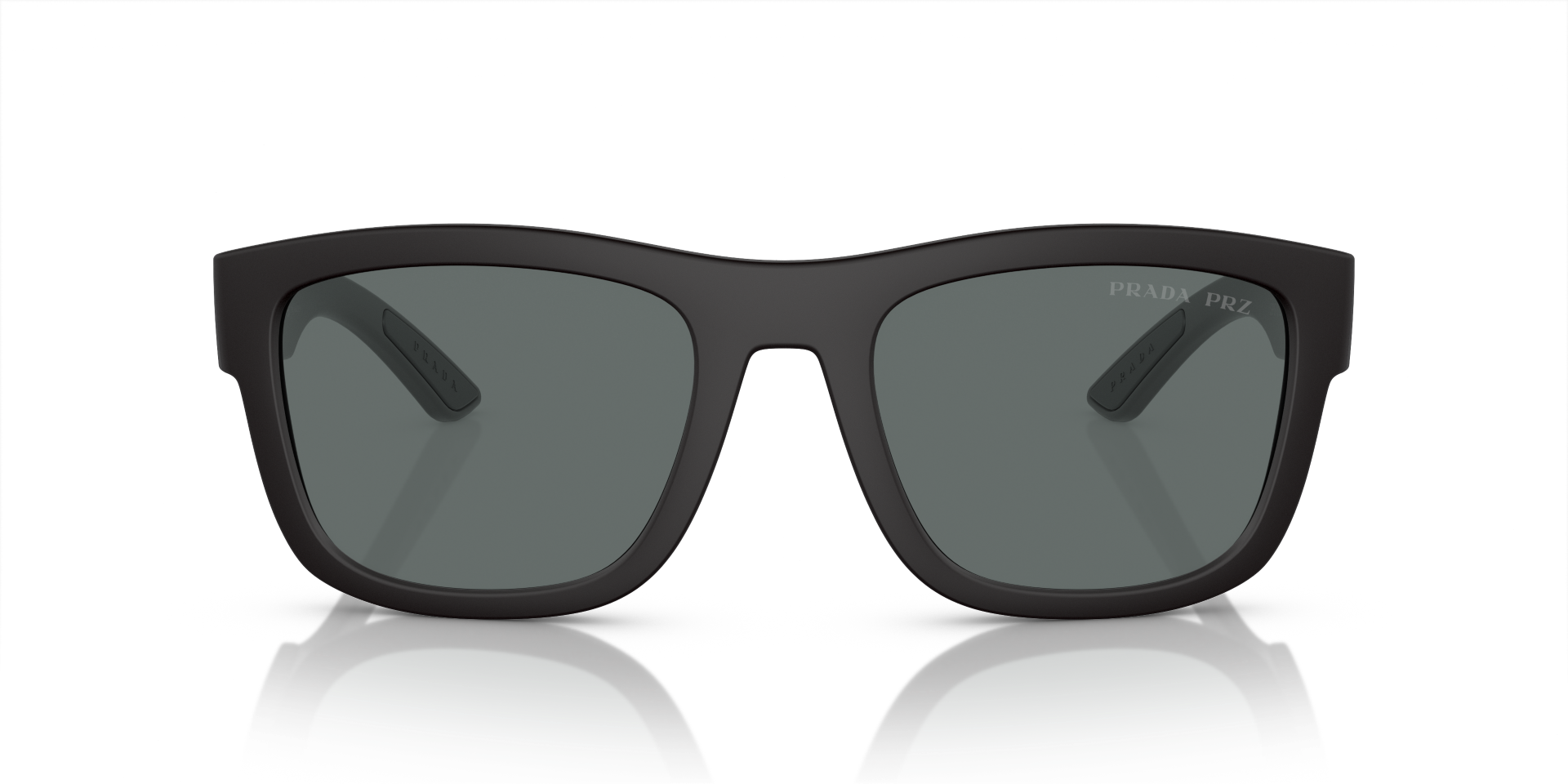 Auf diesem Bild sehen Sie die Sonnenbrille 0PS 06YS von Prada in der Farbe Schwarz für Herren.