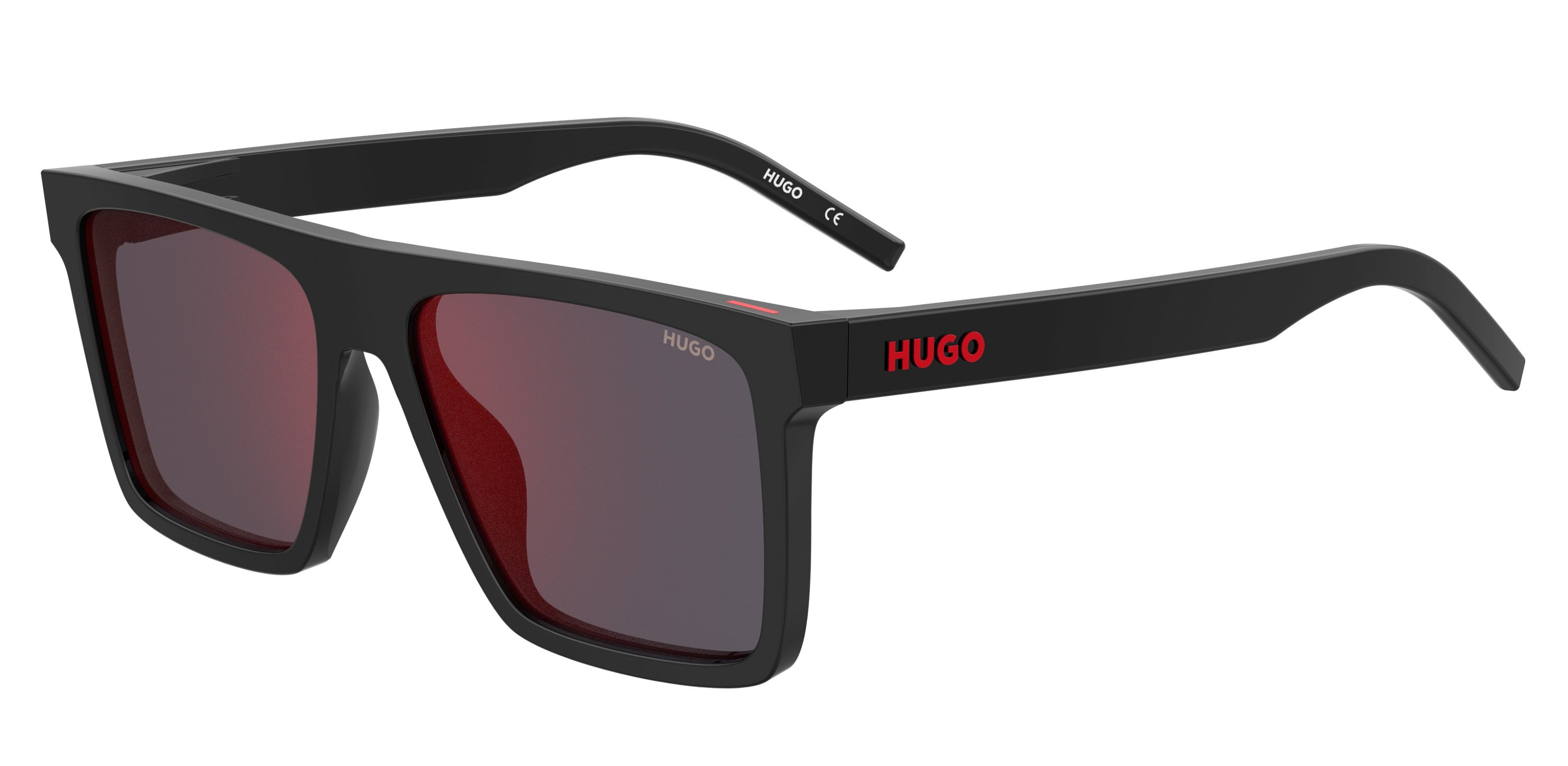 Das Bild zeigt die Sonnenbrille HG1069/S 807 von der Marke Hugo in schwarz.