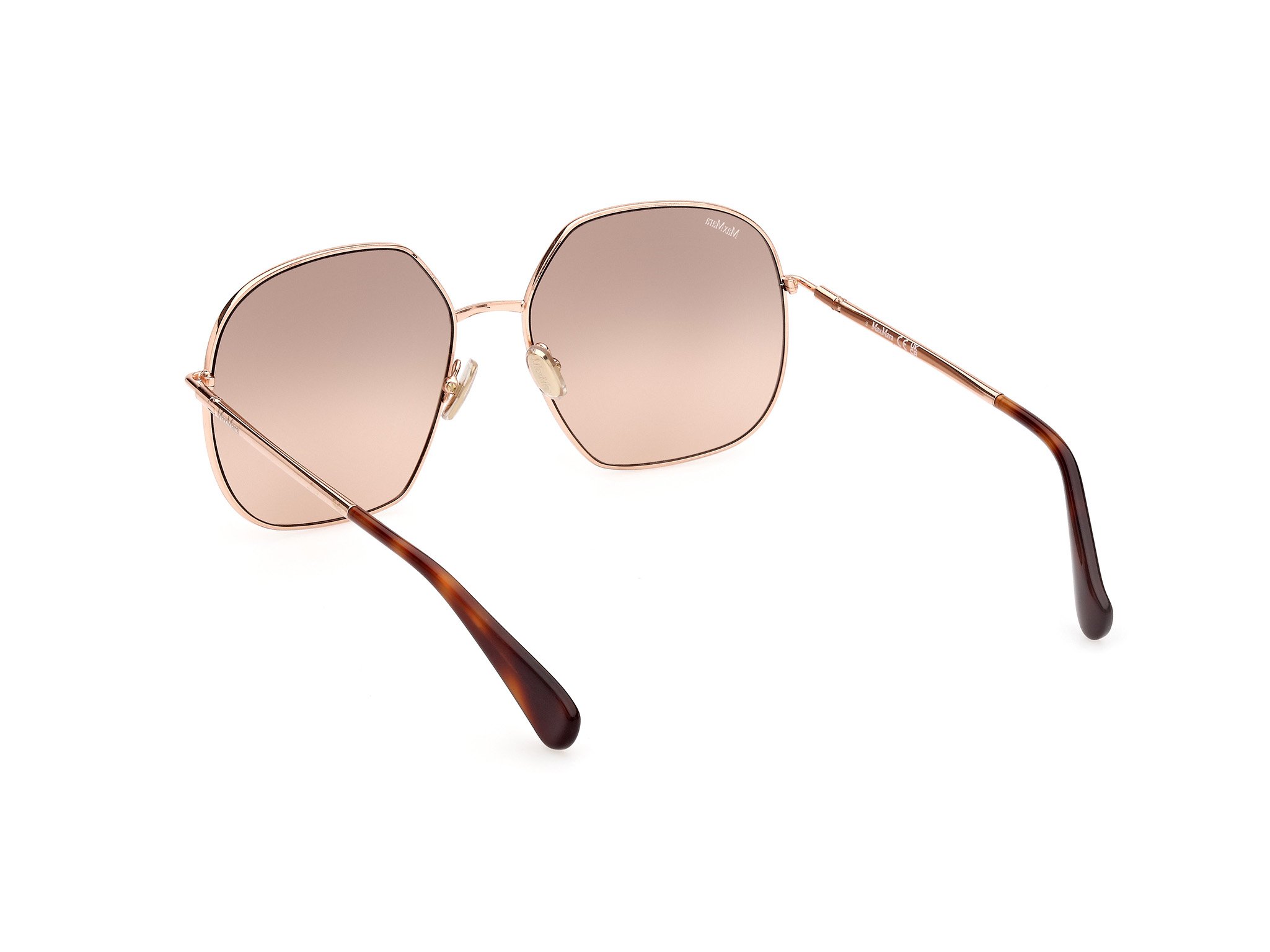 Das Bild zeigt die Sonnenbrille MM0061 33G von der Marke Max Mara in Rose Gold.