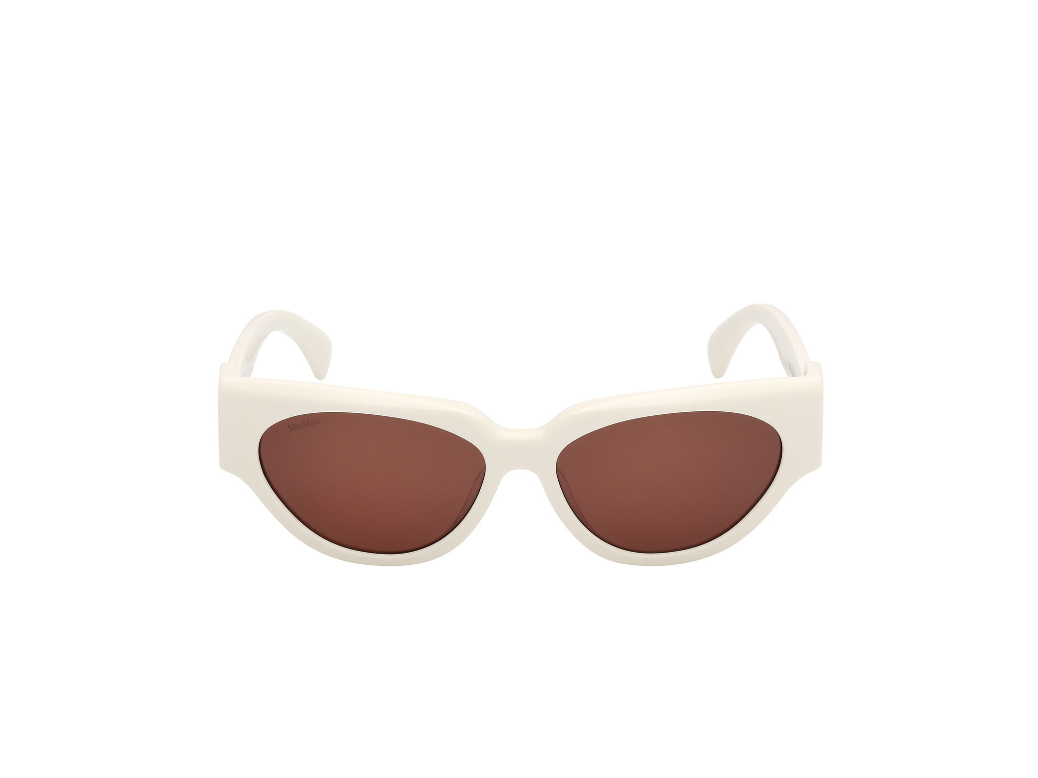 Das Bild zeigt die Sonnenbrille MM0139 von der Marke Max Mara in Weiß.