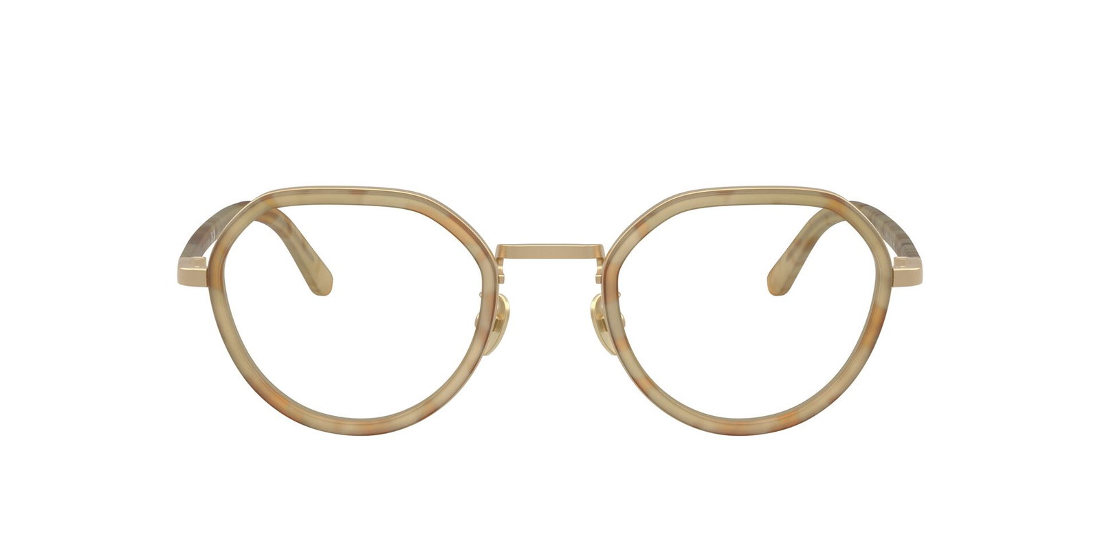 zu sehen ist die Korrektionsbrille 0AR5167 von Georgio Armani in der Farbe Gold.