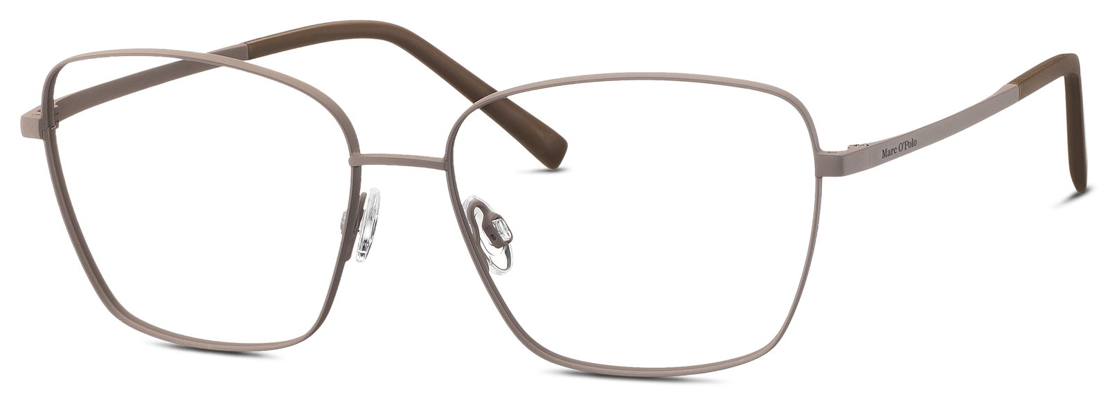 MARC O'POLO Eyewear 502180 60 – Rechteckige braune Metallbrille
