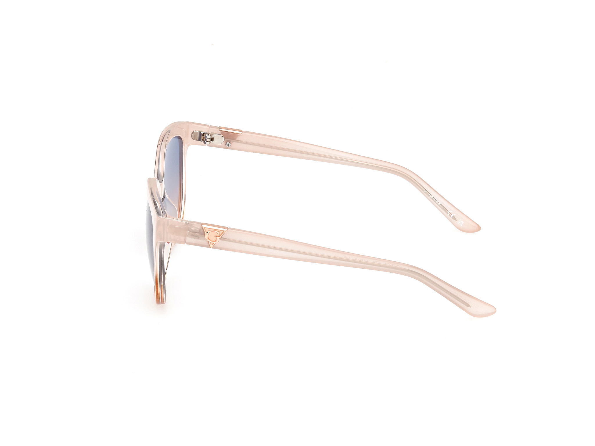 Das Bild zeigt die Sonnenbrille GU7877 92F von der Marke Guess in Beige