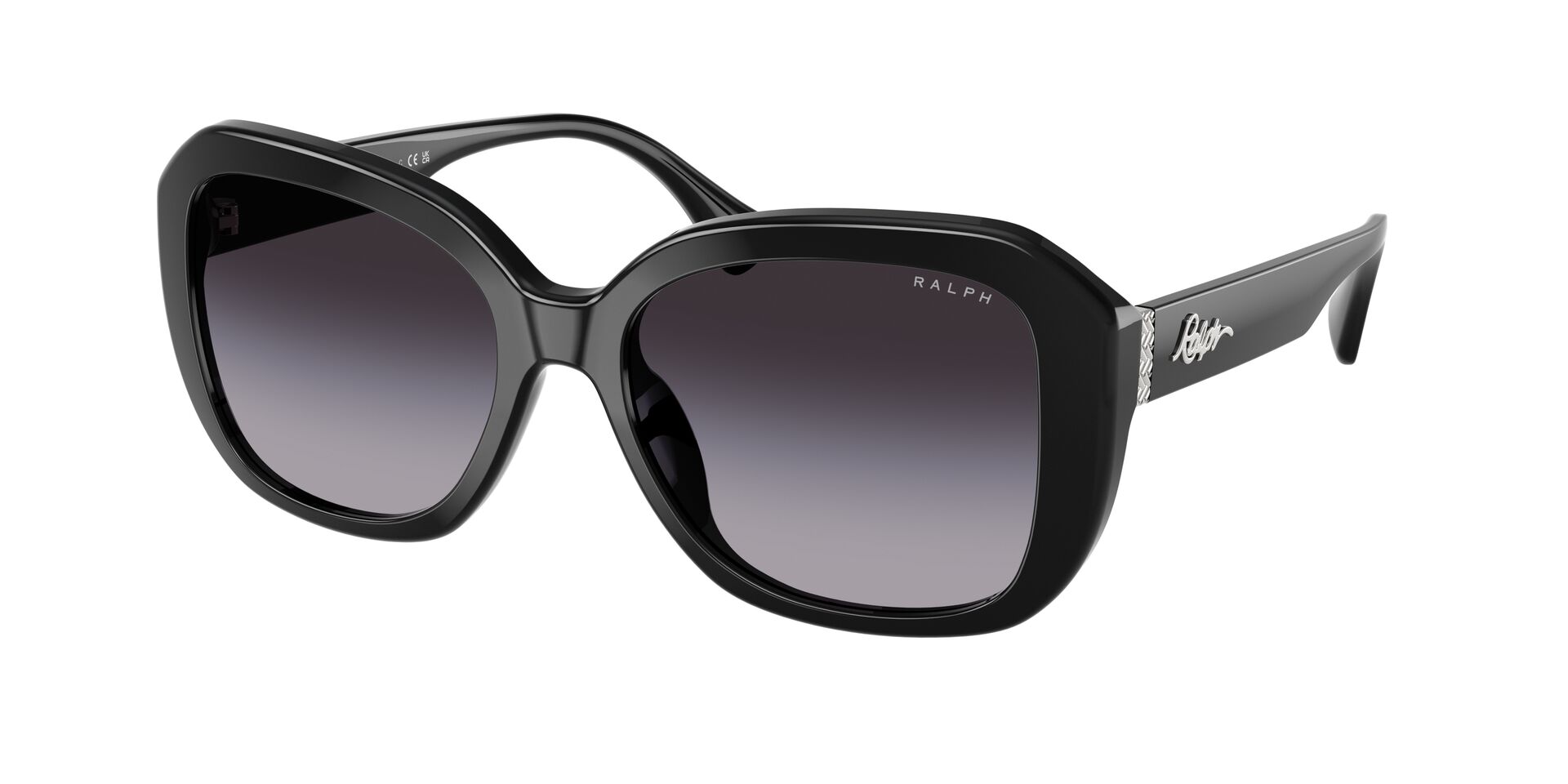 Das Bild zeigt die Ralph Sonnenbrille RA5321U 50018G leicht seitlich.