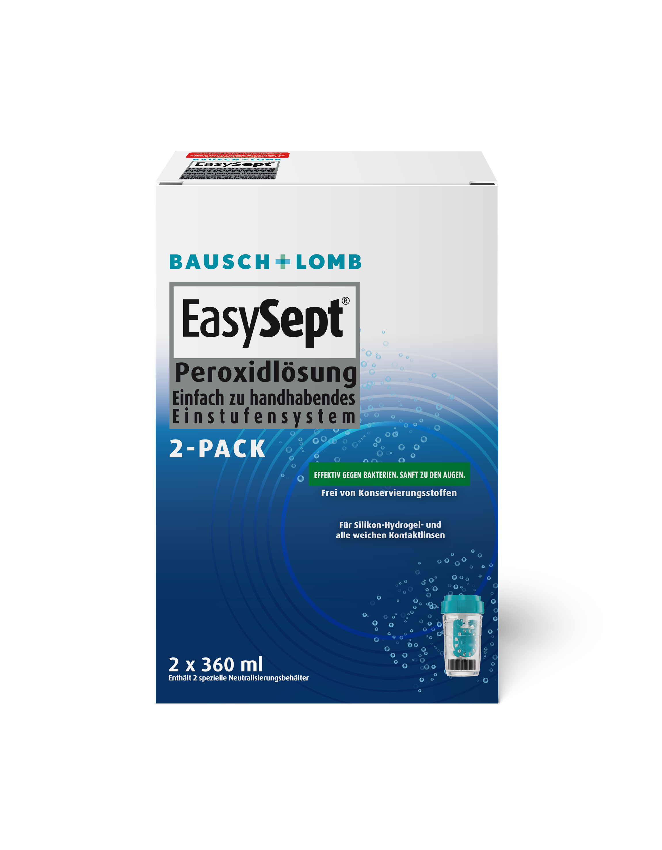 Easysept 2er Pack, Bausch & Lomb (2x360ml)