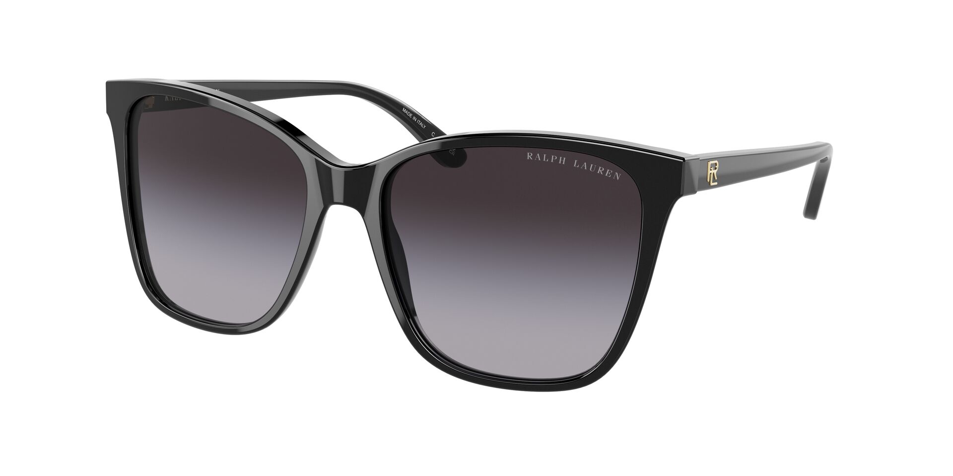  Das Bild zeigt die Ralph Sonnenbrille RL8201 50018G leicht seitlich.