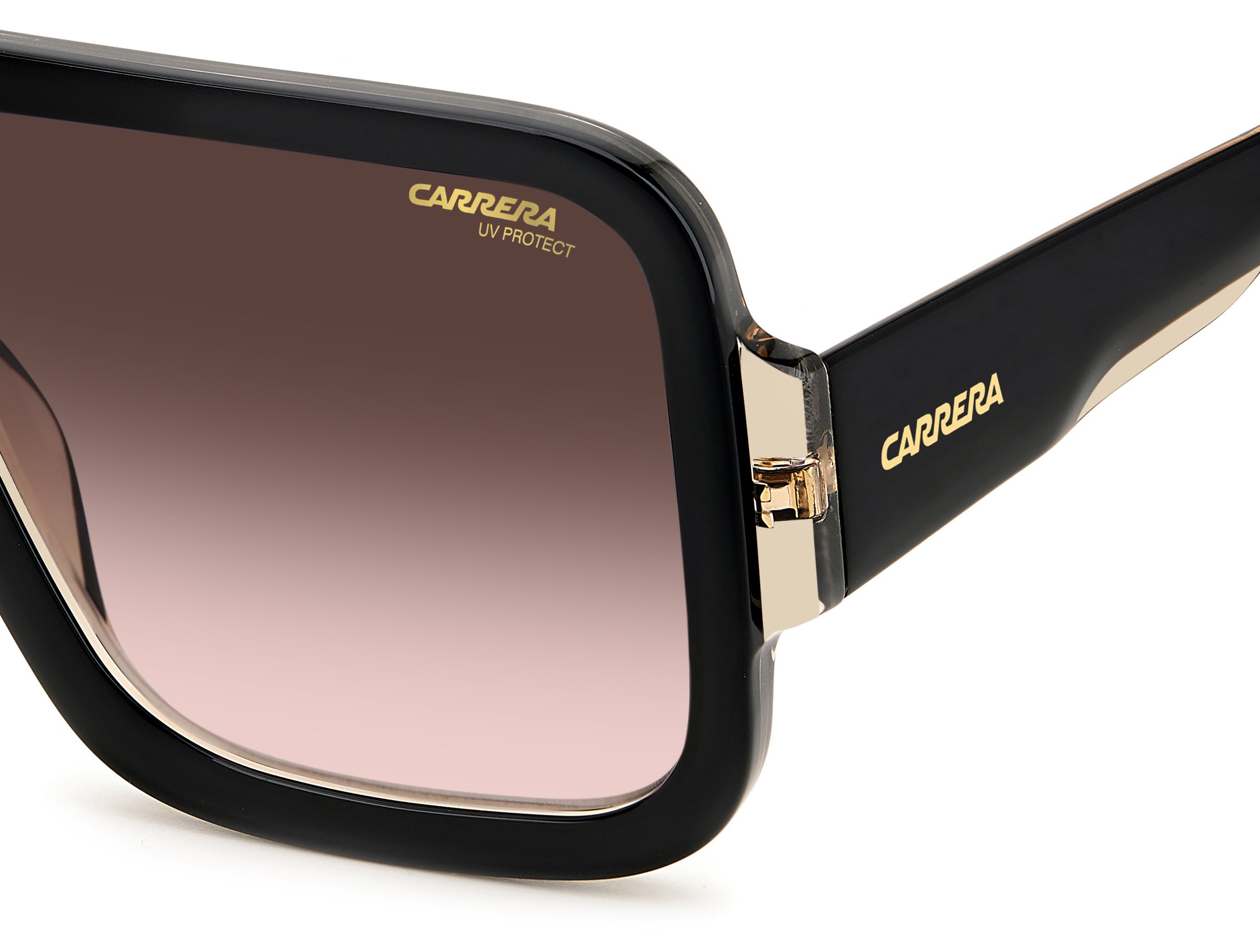 Das Bild zeigt die Sonnenbrille Flaglab 14 205915_S 7C5  von der Marke Carrera in schwarz beige.